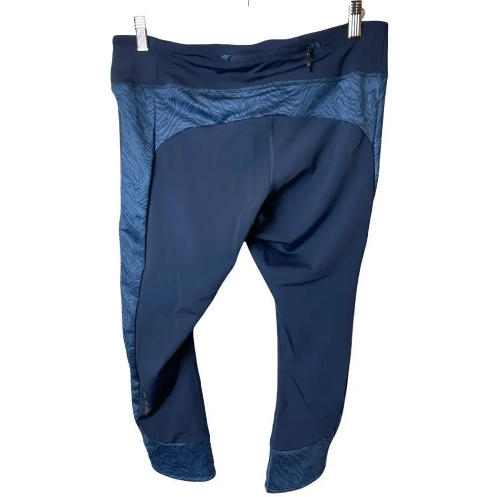 Pearl Izumi For Women Studio Navy Phyllite 3 Quarter Leggings Size XL - Picture 5 of 9